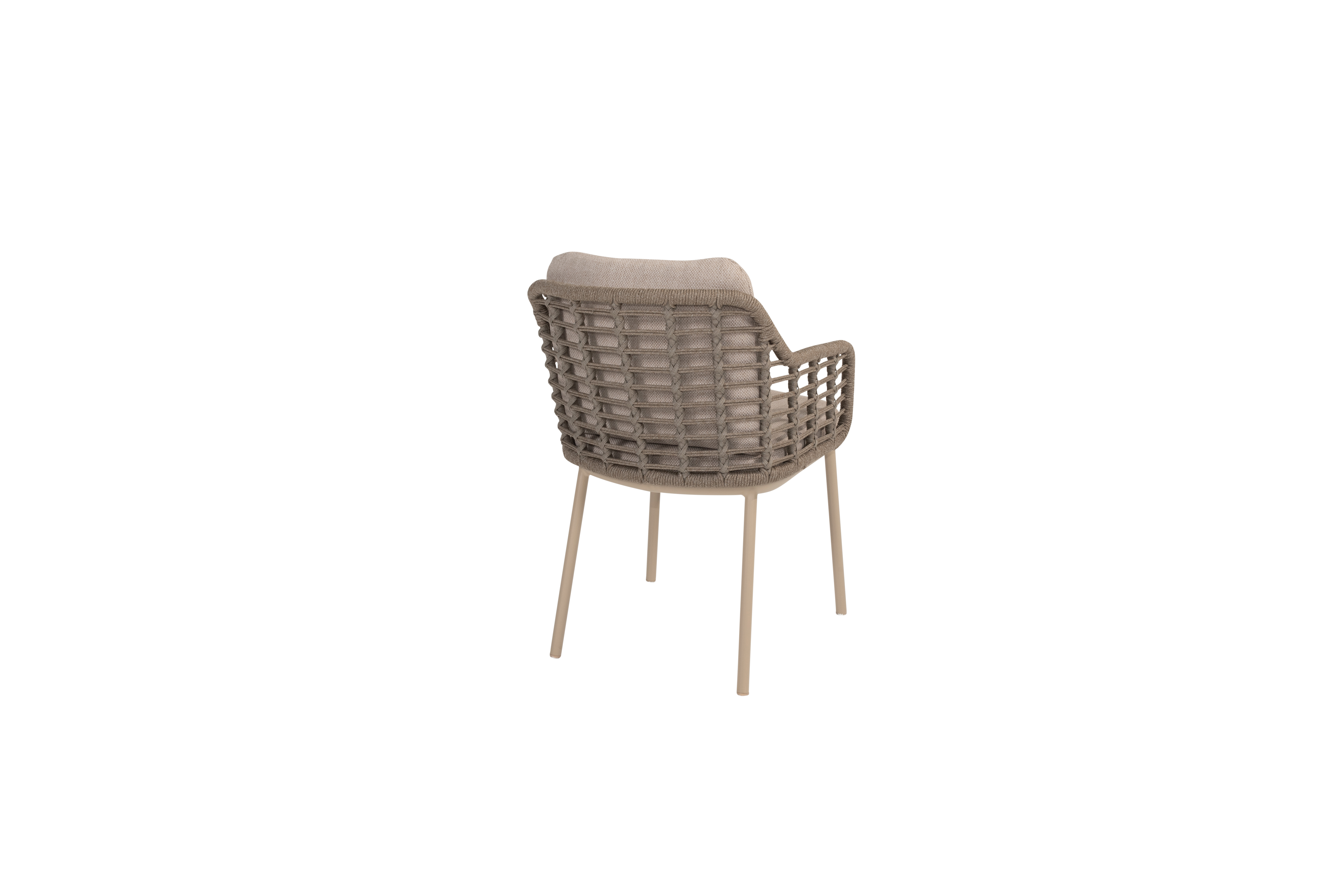 Taste Puglia Dining Chair With Cushion - Latte